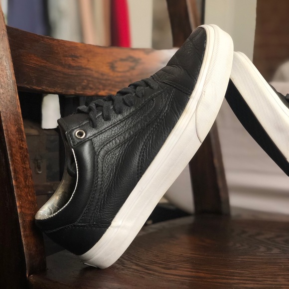 Leather Old Skool Vans - Picture 2 of 6